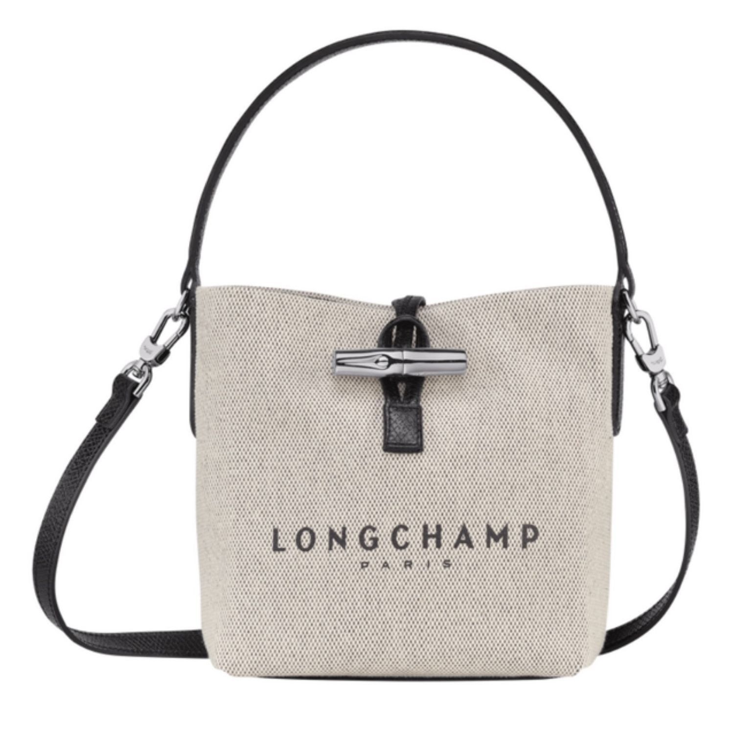 ラスト！すぐ届く【国内発】Longchamp*ロゾ キャンバス バッグ S 手元あり 即納【国内発送】Longchamp*ロゾ キャンバス バッグ S