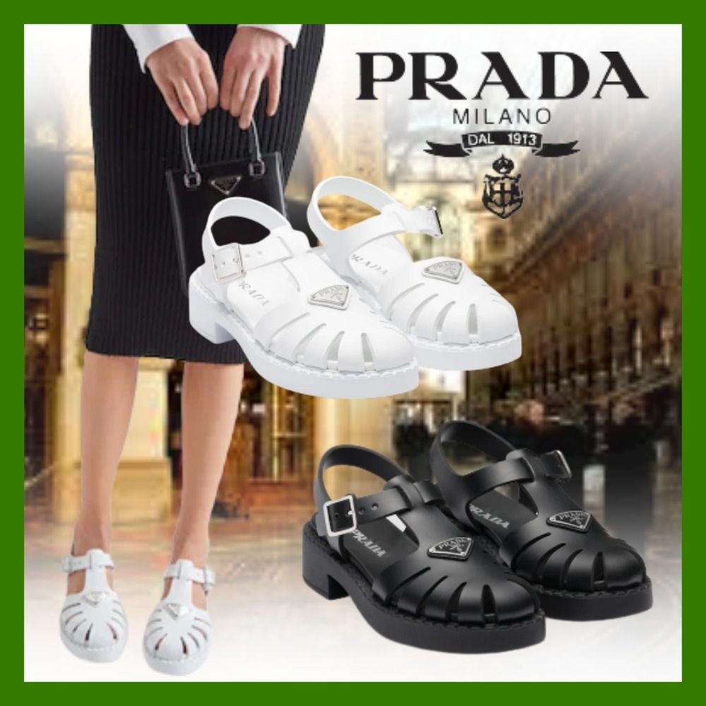 国内入手困難☆人気【PRADA】スポーティ フォームラバーサンダル