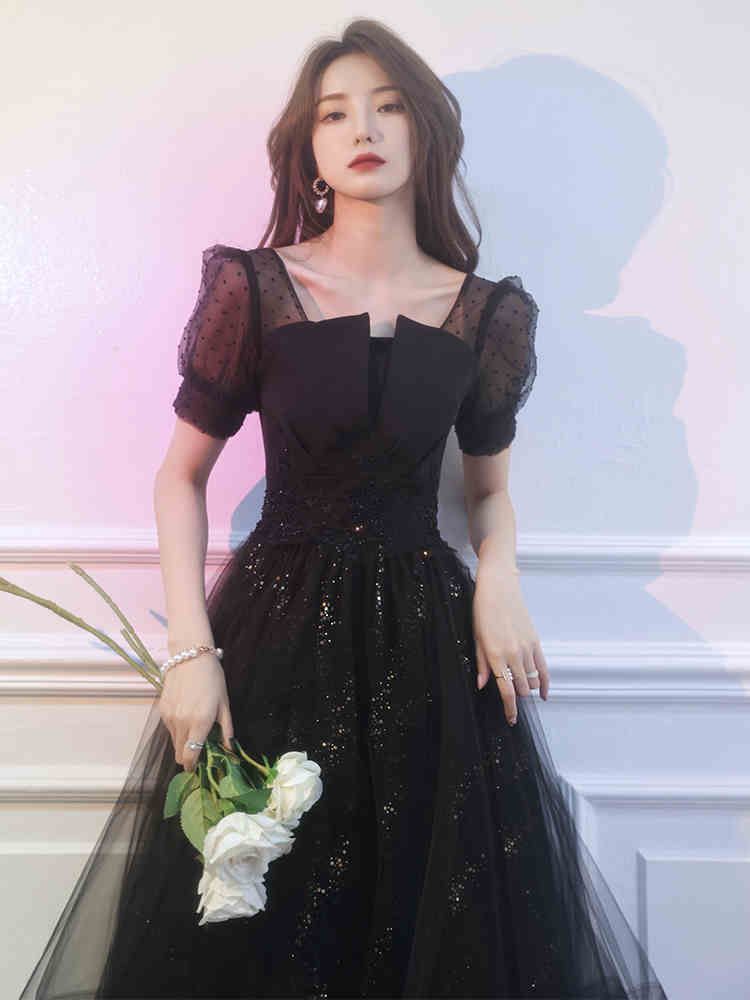 パーティードレス 結婚式 ワンピース aライン フレア シースルー パーティドレス結婚式ロングシースルーワンピースAラインフレア
