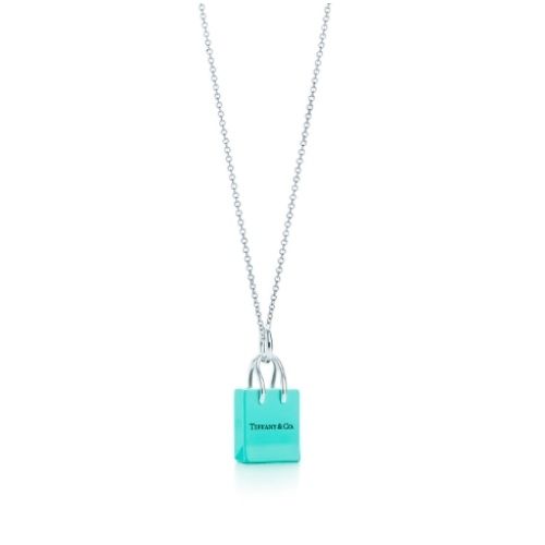 Tiffany&Co.】ティファニー ショッピングバッグ チャーム (Tiffany