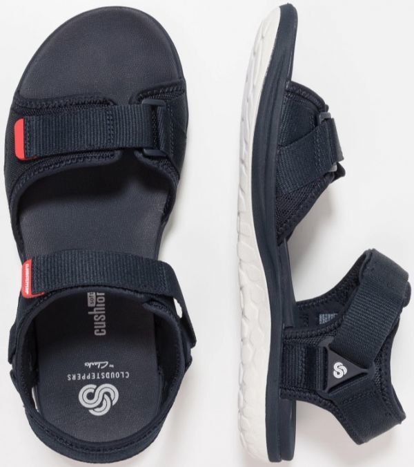 送料無料 CLARKS レザー ベルクロ 黒 サンダル ビーサン 送料無料 CLARKS レザー ベルクロ 黒 サンダル ビーサン