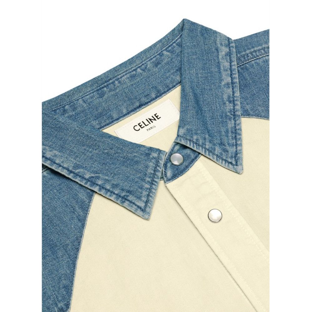 ◇CELINE◇ デニム ウエスタン ルーズフィット シャツ (CELINE/シャツ