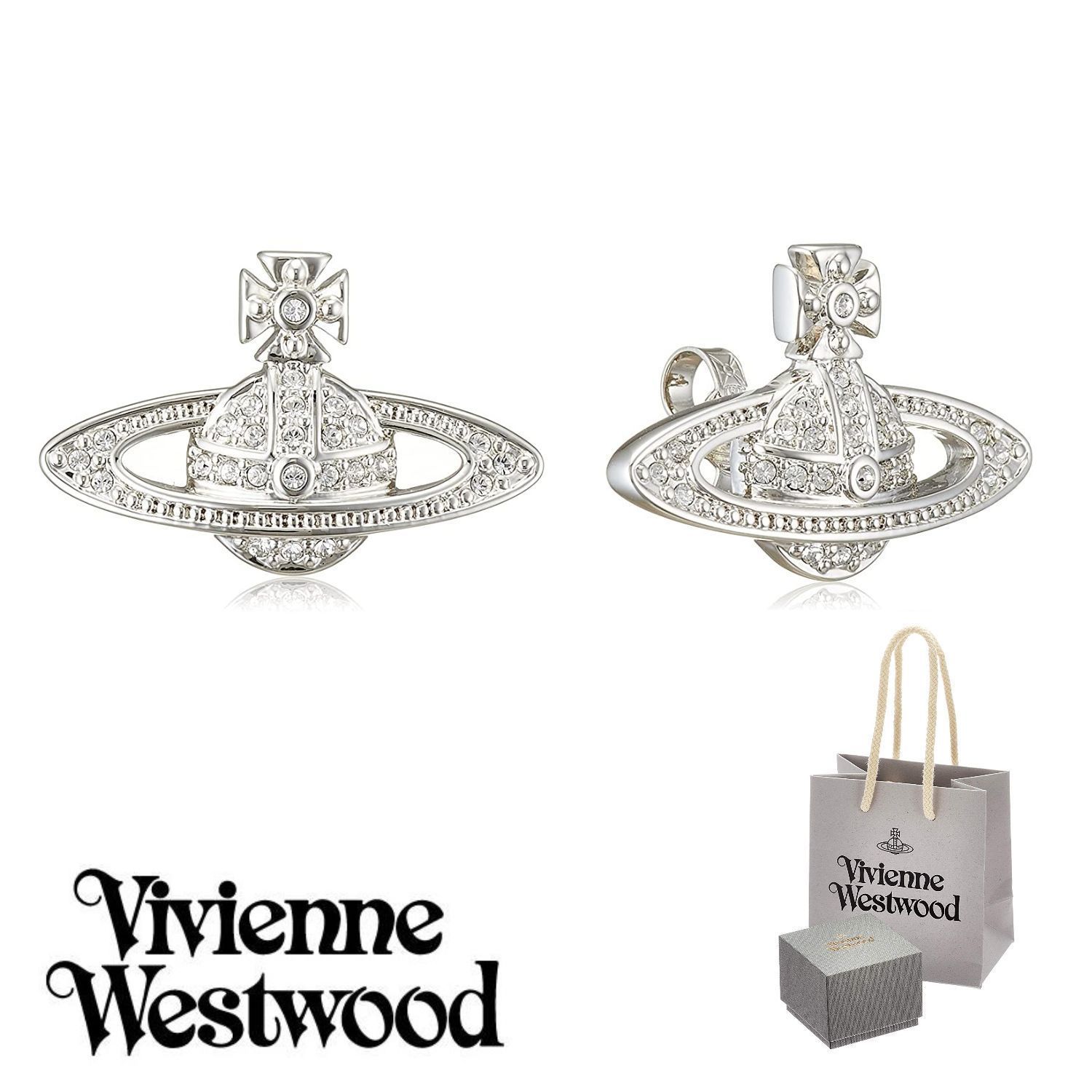 Vivienne Westwood MINI BAS RELIEF オーブ ピアス 62020033S Vivienne Westwood MINI BAS オーブ ピアス 62020033/02P116