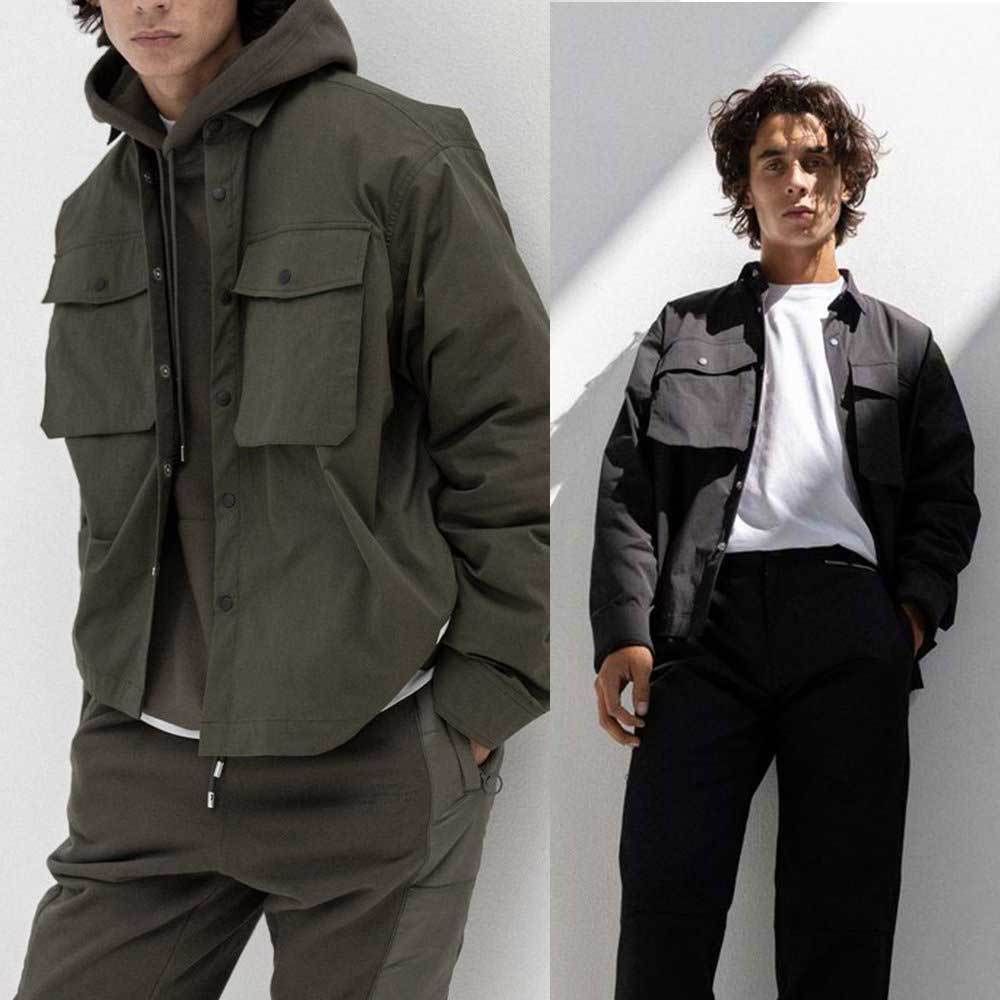 STAMPD Crop Button Down クロップ シャツジャケット (Stampd' LA