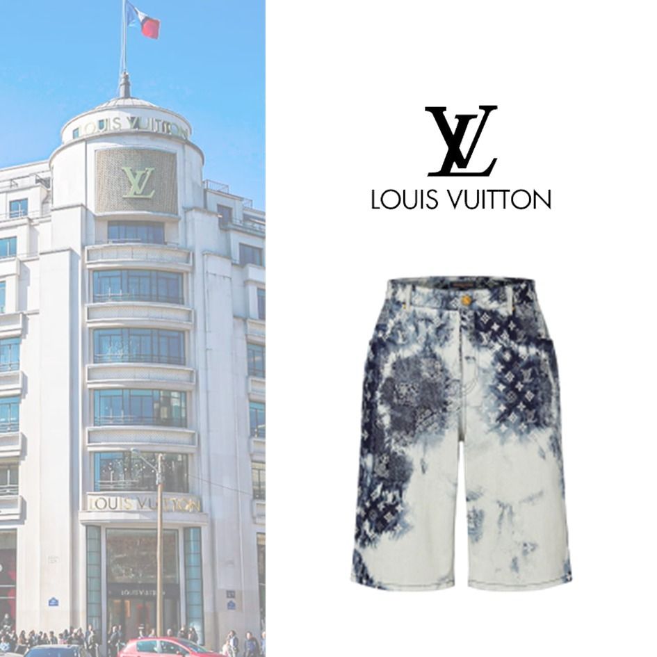 高級感の漂うデザイン】LV モノグラムショートパンツ ショーツ ...