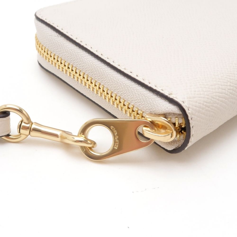 【時間指定不可】 財布 COACH 即発】コーチ レディース ストラップ ロゴ 長財布 ストラップ