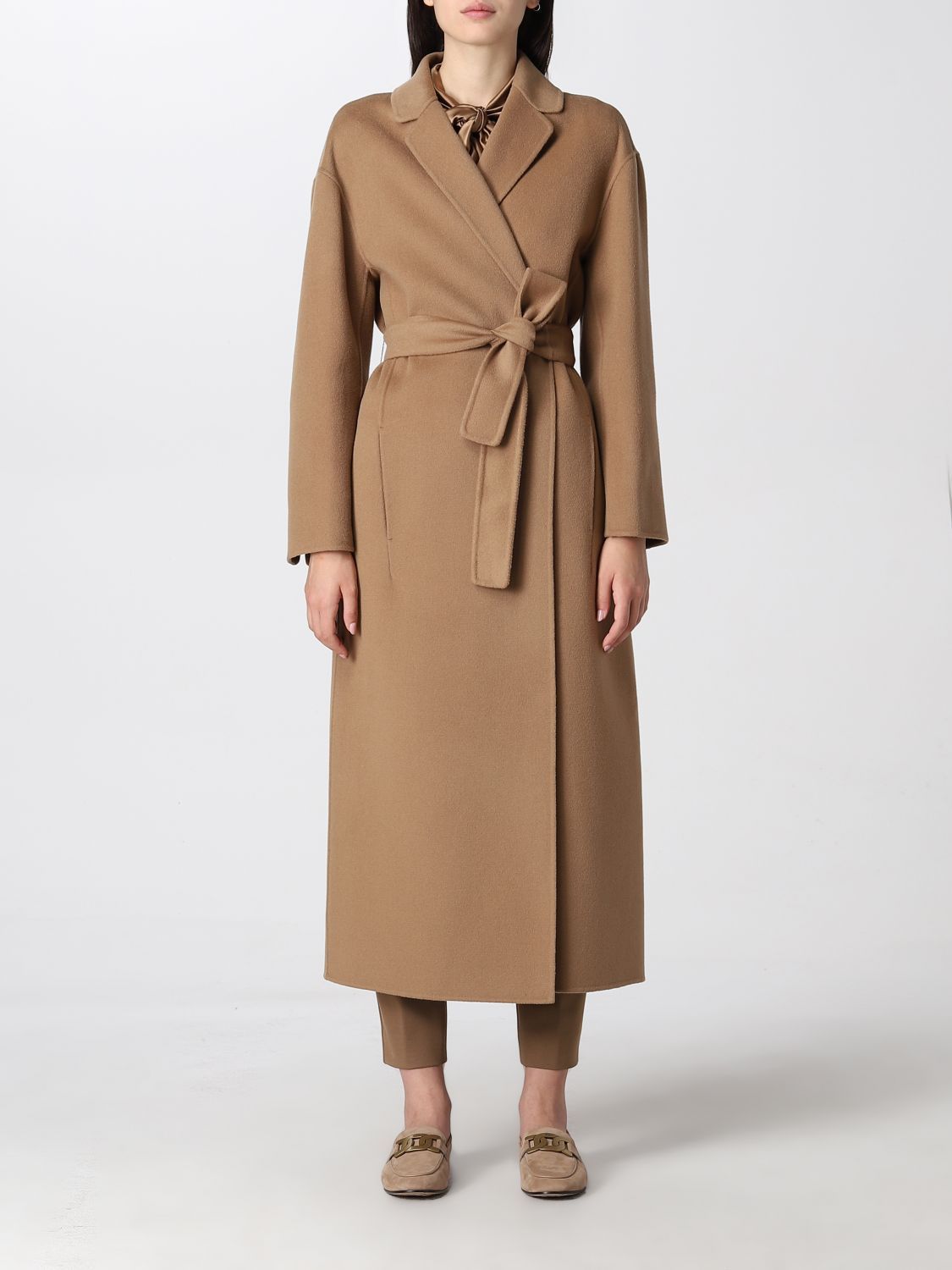 S Max Mara】 ピュア ヴァージンウール ダブルフェイス コート (S Max ...