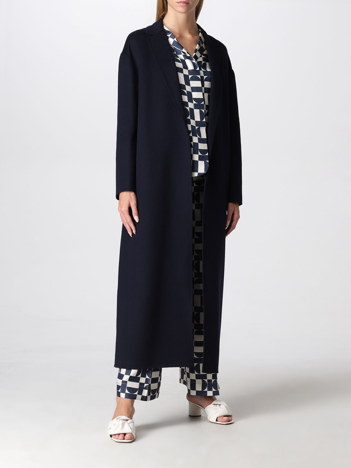 S Max Mara】 ピュア ヴァージンウール ダブルフェイス コート (S Max ...