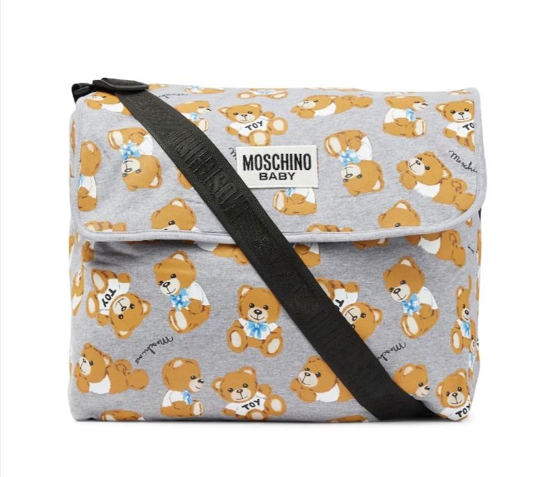 Moschino Kids テディベア マザーズバッグ | ブルー | FARFETCH JP