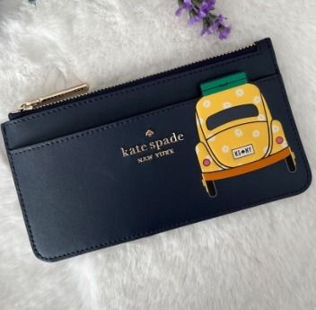 kate spade beep car車ラージスリムカードホルダーコインケース (kate