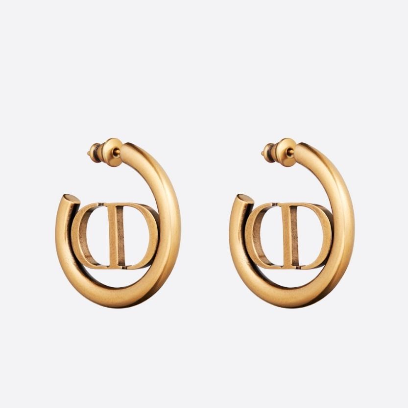 国内発送 ☆ DIOR 30 MONTAIGNE フープピアス メタル (Dior/ピアス ...