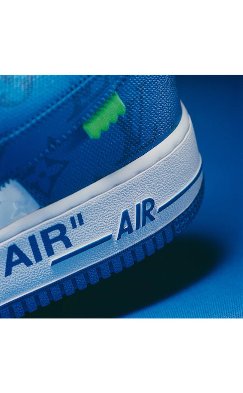 virgil abloh x nike air force 1 blue