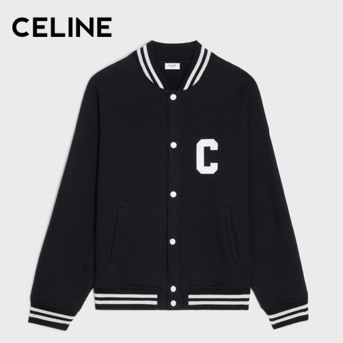 CELINE 新作 カレッジ テディジャケット (CELINE/ブルゾン) 2Y815345F ...