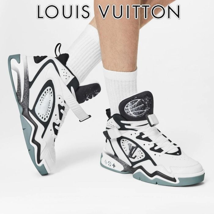 送料関税無料】Louis Vuitton トレイナー2ライン スニーカー (Louis ...