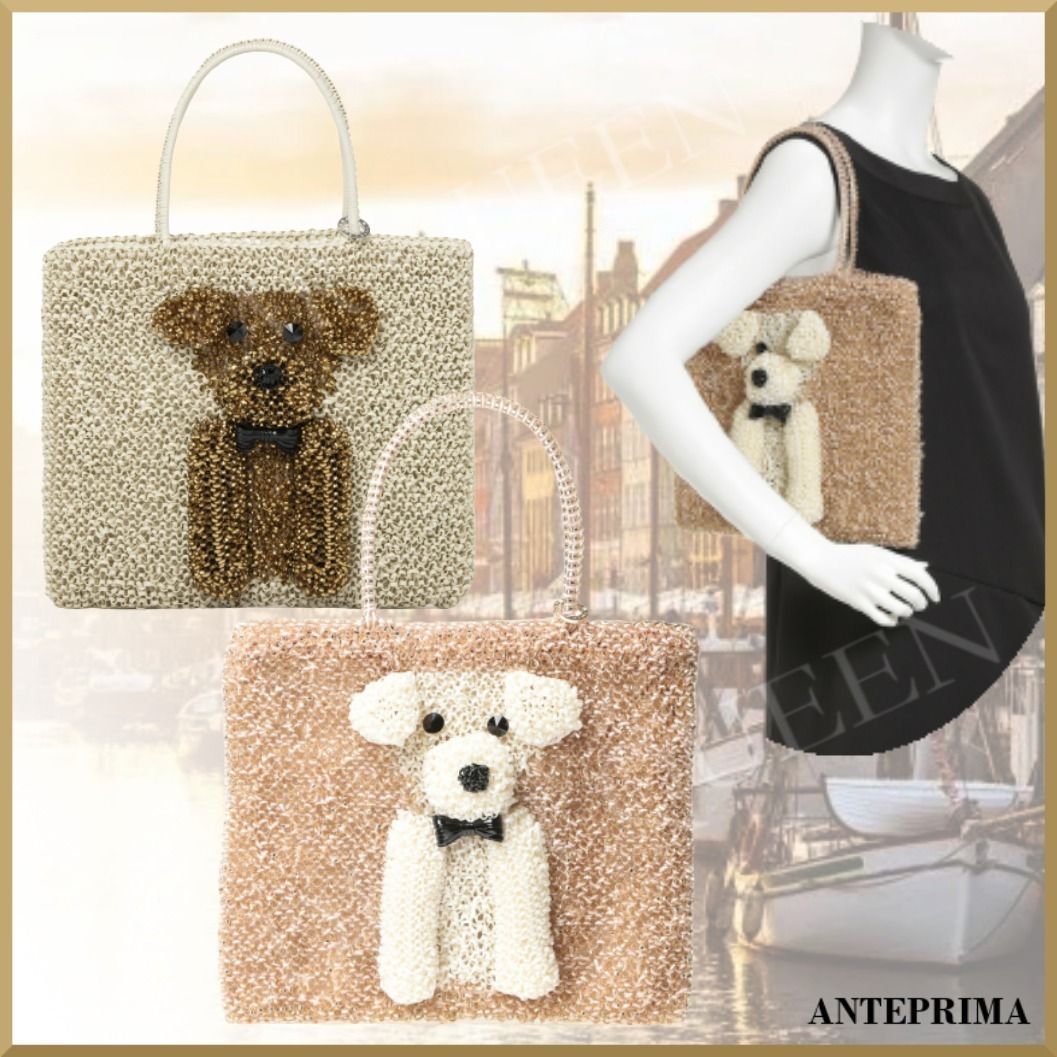 ☆高級感溢れる輝き【ANTEPRIMA】ハンドバッグ 2color ドッグ