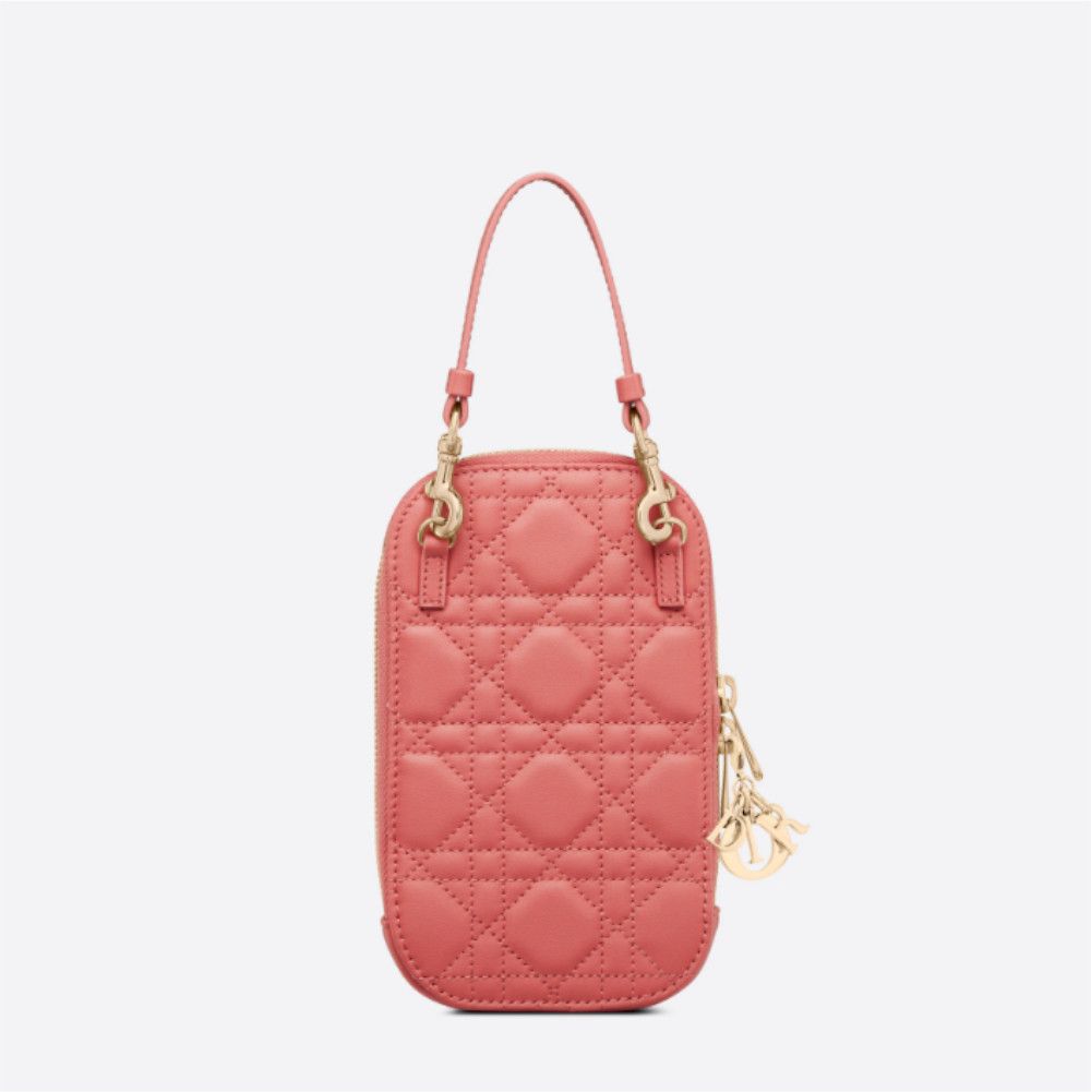 人気スマホホルダー♪【DIOR】LADY DIOR フォンホルダー (Dior/iPhone ...
