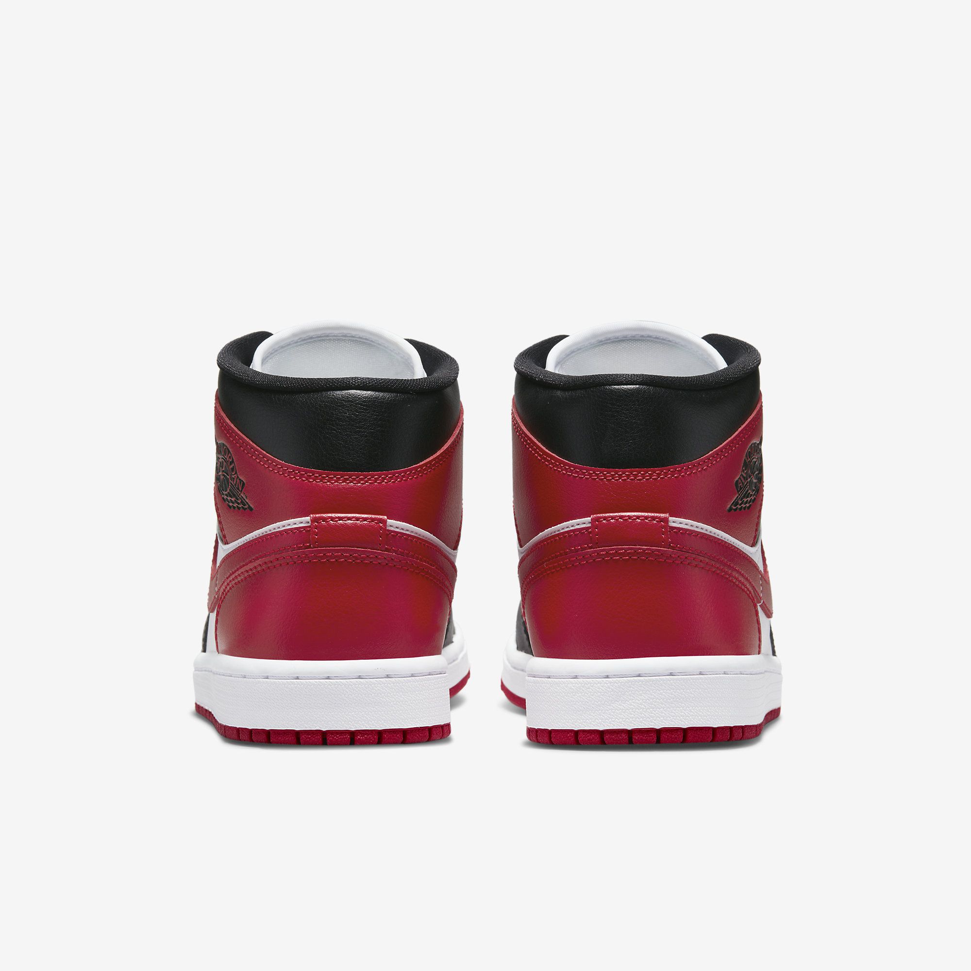 ★Nike★人気!★WMNS Air Jordan 1 Mid \"ブレッド トゥ\"★追跡可 ☆Nike☆人気!☆WMNS Air Jordan 1 Mid 
