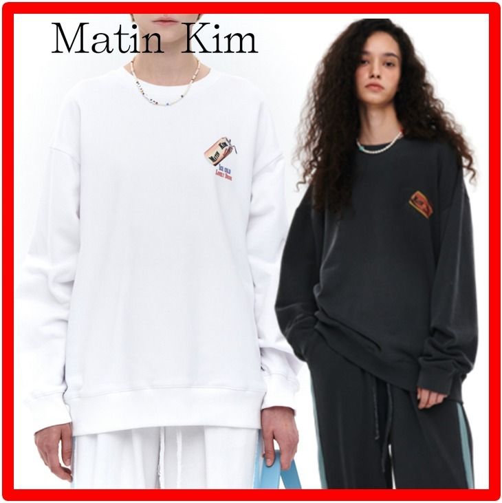 ☆韓国の人気☆【MATIN KIM】☆COKE SUMMER MT.M☆スウェット☆ (Matin