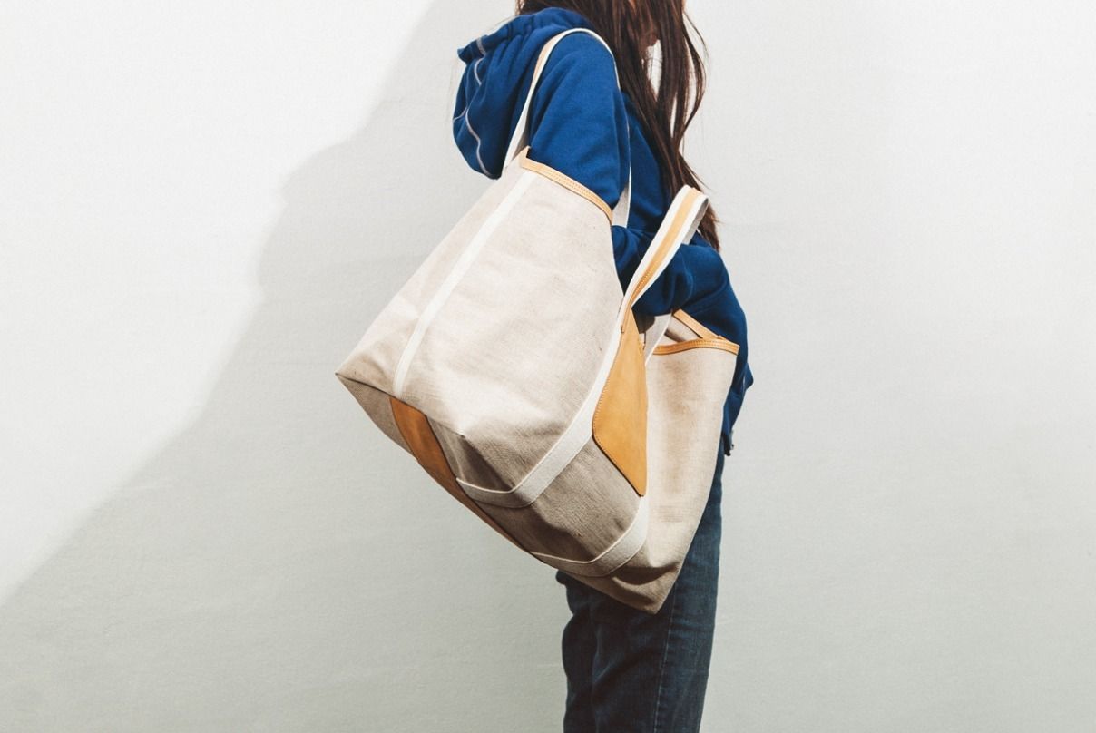 ☆送料・関税込☆ffroi☆ffroi linen shopper bag LARGE☆バッグ