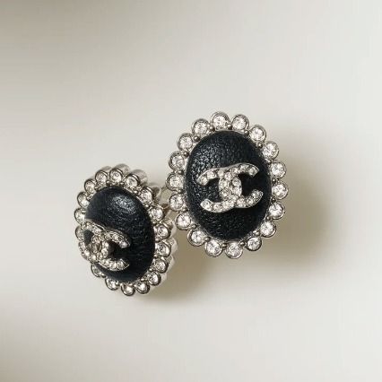 22B☆》CHANEL ピアス ラムレザー キラキラ (CHANEL/ピアス) AB9233 ...