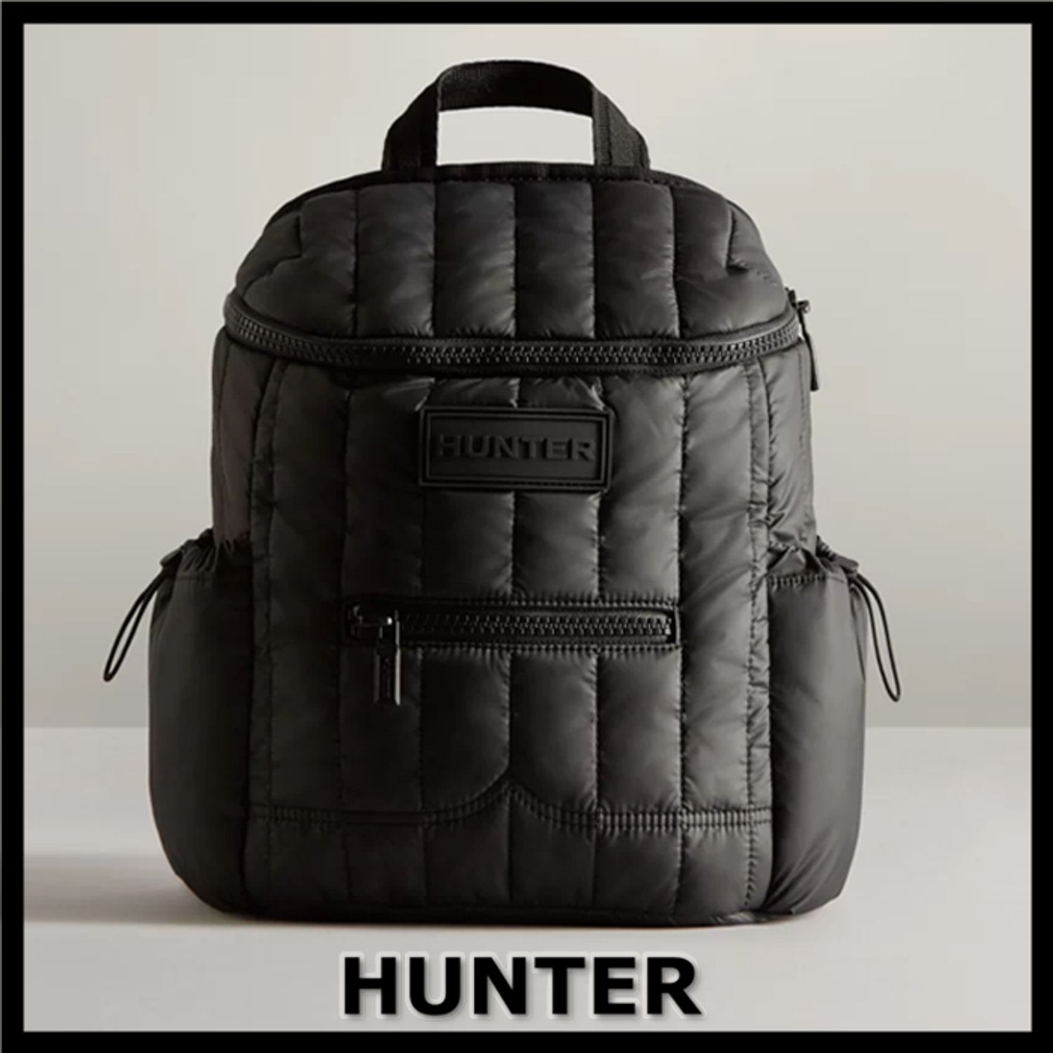 新作 Hunter Intrepid Puffer パフ ラバー調 耐水 リュック Hunter バックパック リュック Buyma