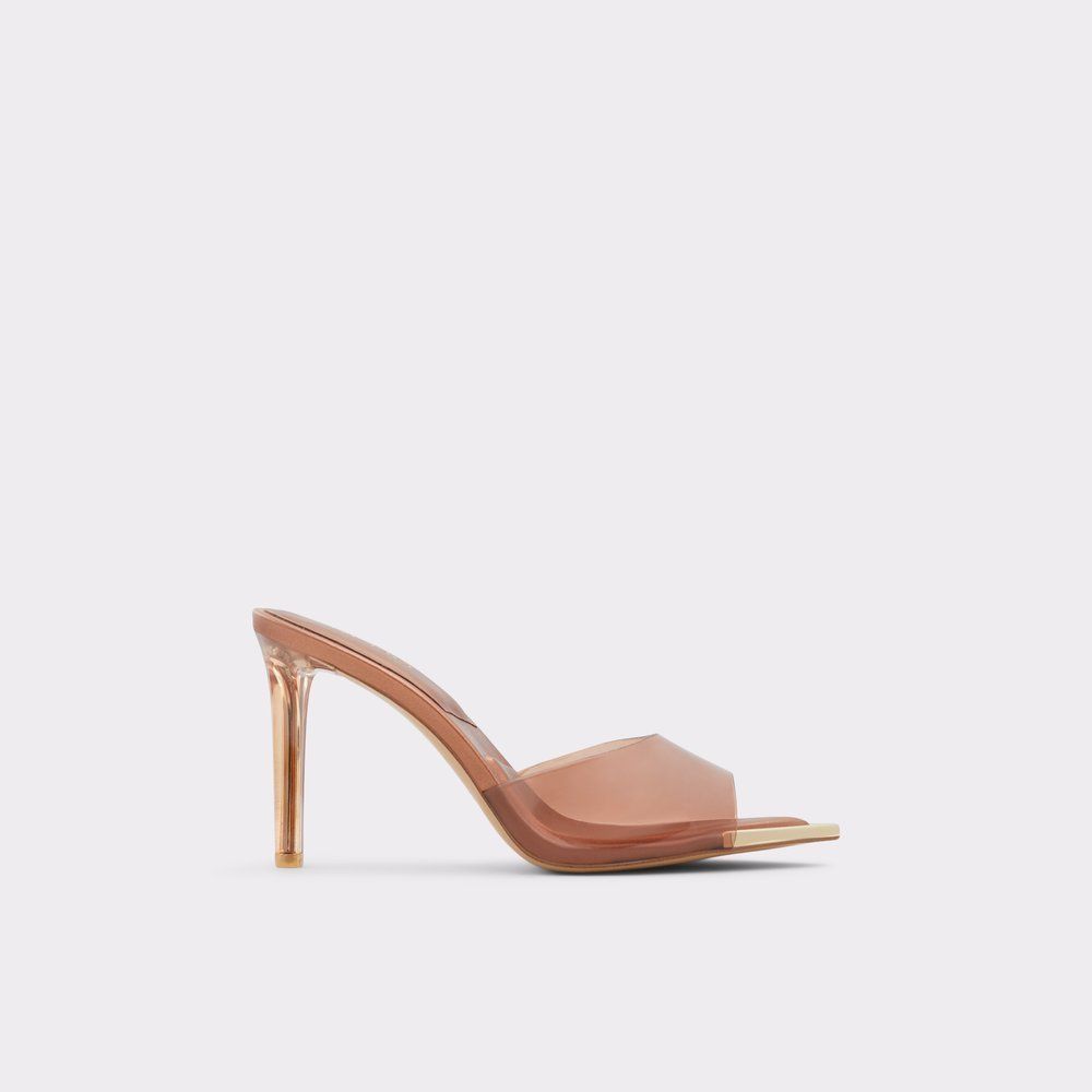 【ALDO】上品★セクシー★ゴールド★美脚・脚長★ヒールサンダル ALDO*ヌーディ*クリア*美脚*ピンヒール*サンダル/Annabrilden