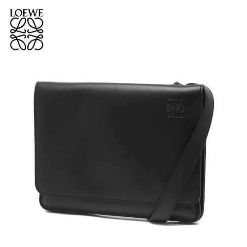 2855 LOEWE ロエベ ガセットフラット メッセンジャー ショルダー
