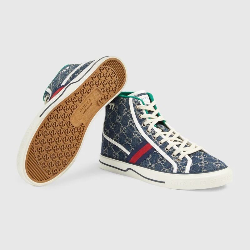 GUCCI】グッチ テニス 1977 メンズ ハイトップスニーカー (GUCCI