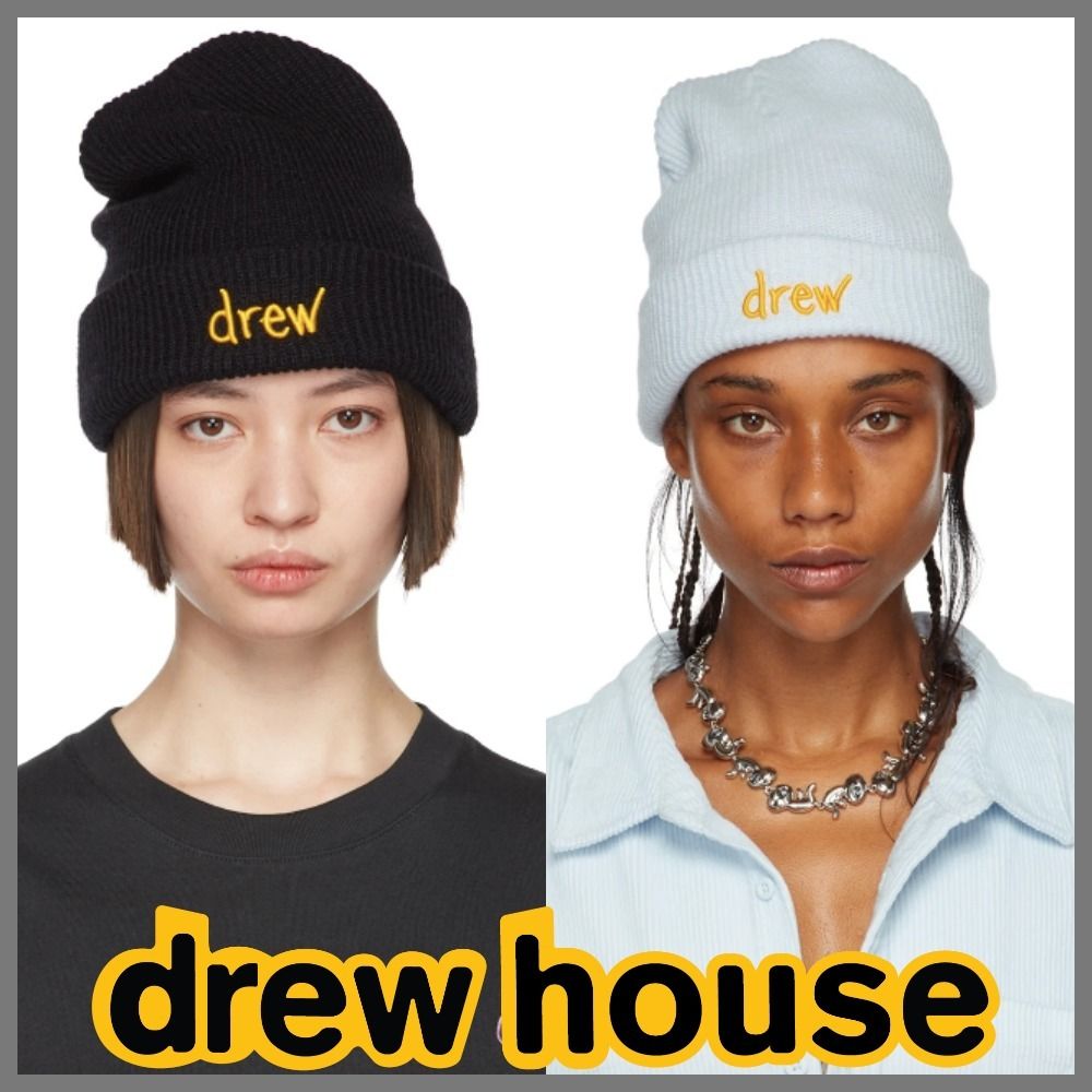 drewhouse】海外セレクトショップ限定 Scribble ビーニー (drew house バイデン政権は制裁強化 drewhouseのニット ニット/セーター