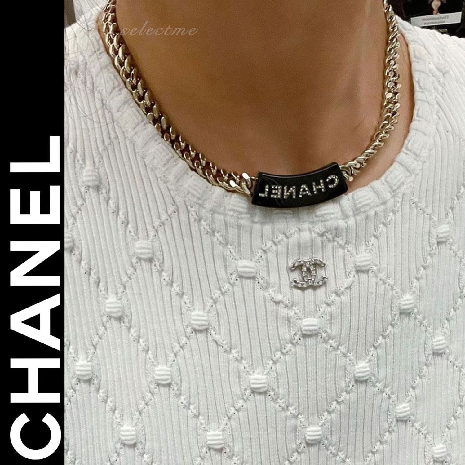 22aw かっこいい女性を演出 Chanel チョーカー ネックレス Chanel ネックレス ペンダント Ab9374 B Nk212 Buyma