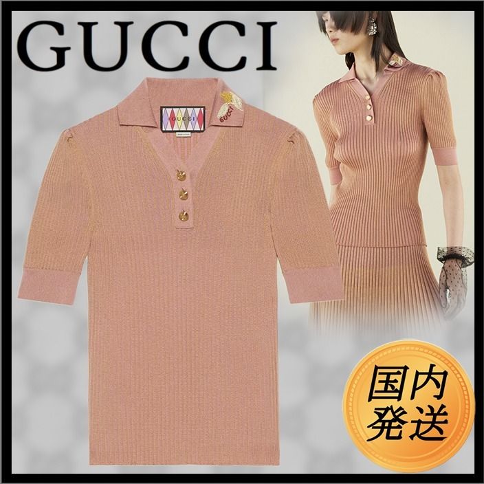 通販 送料無料  Gucci トップ ヴィスコース Lovelight ニット+セーター