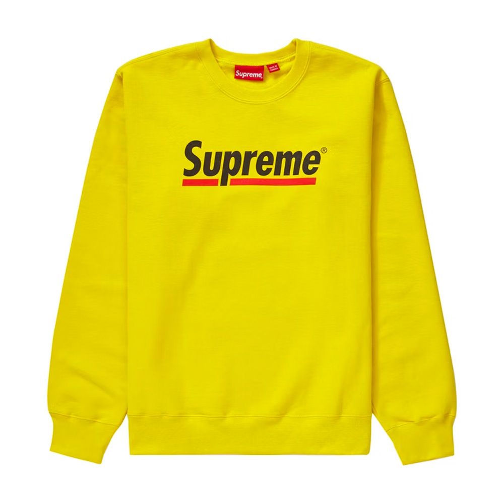 Supreme シュプリーム☆スウェット トレーナー イエロー L