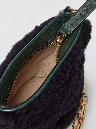 MARNI】マルニ ファーチェーンロゴ入りミニショルダーバッグ (MARNI ...