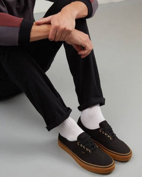 VANS Authentic バンズ オーセンティック ブラックｘガムソール VANS Authentic バンズ オーセンティック ブラックxガムソール