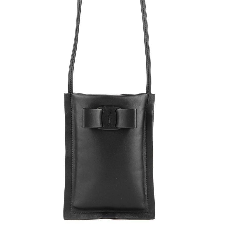 Ferragamo 22AW VARA レザーミニショルダーバック/スマホケース