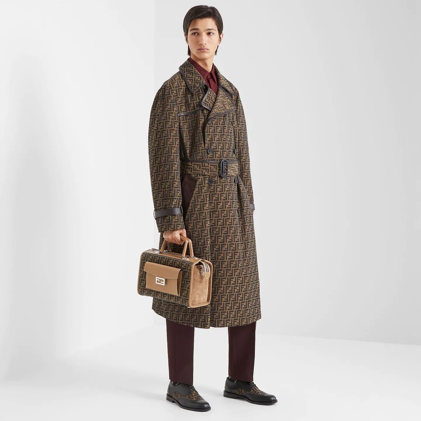 関税・送料込み【FENDI】ソフトトランク FFファブリック バッグ (FENDI 関税・送料込み【FENDI】ソフトトランク FFファブリック バッグ (FENDI