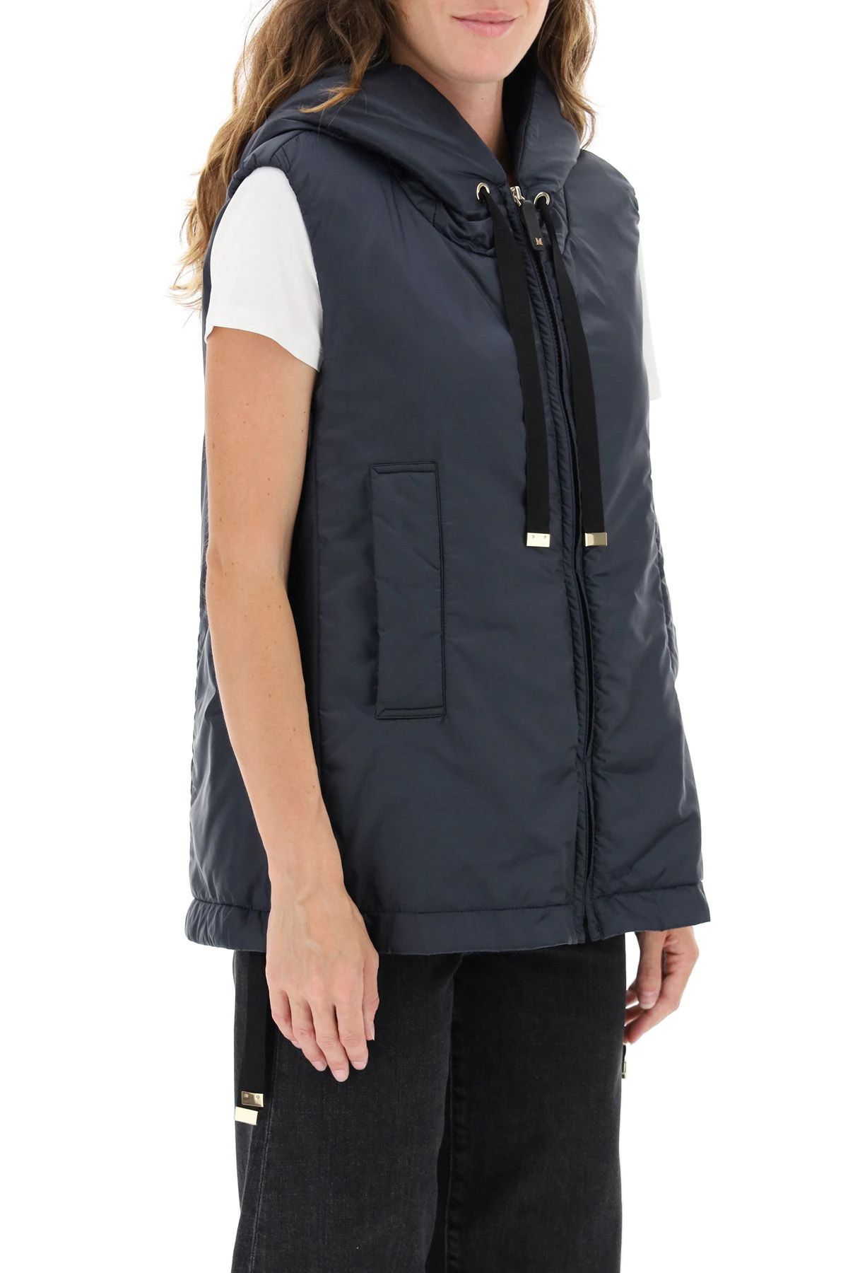 Max Mara The Cube *GREENGO* キルティング ショート ジレ (S Max Mara ...