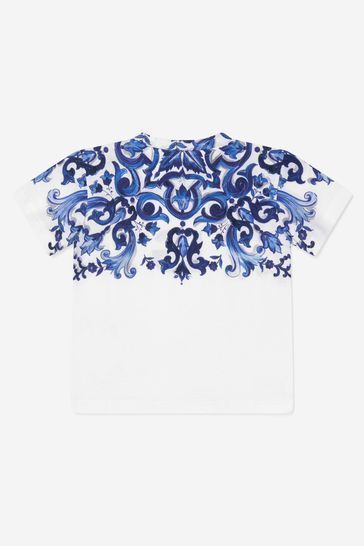 2022AW D&G Baby マジョリカDGロゴTシャツ WH (C-30m) (Dolce ...