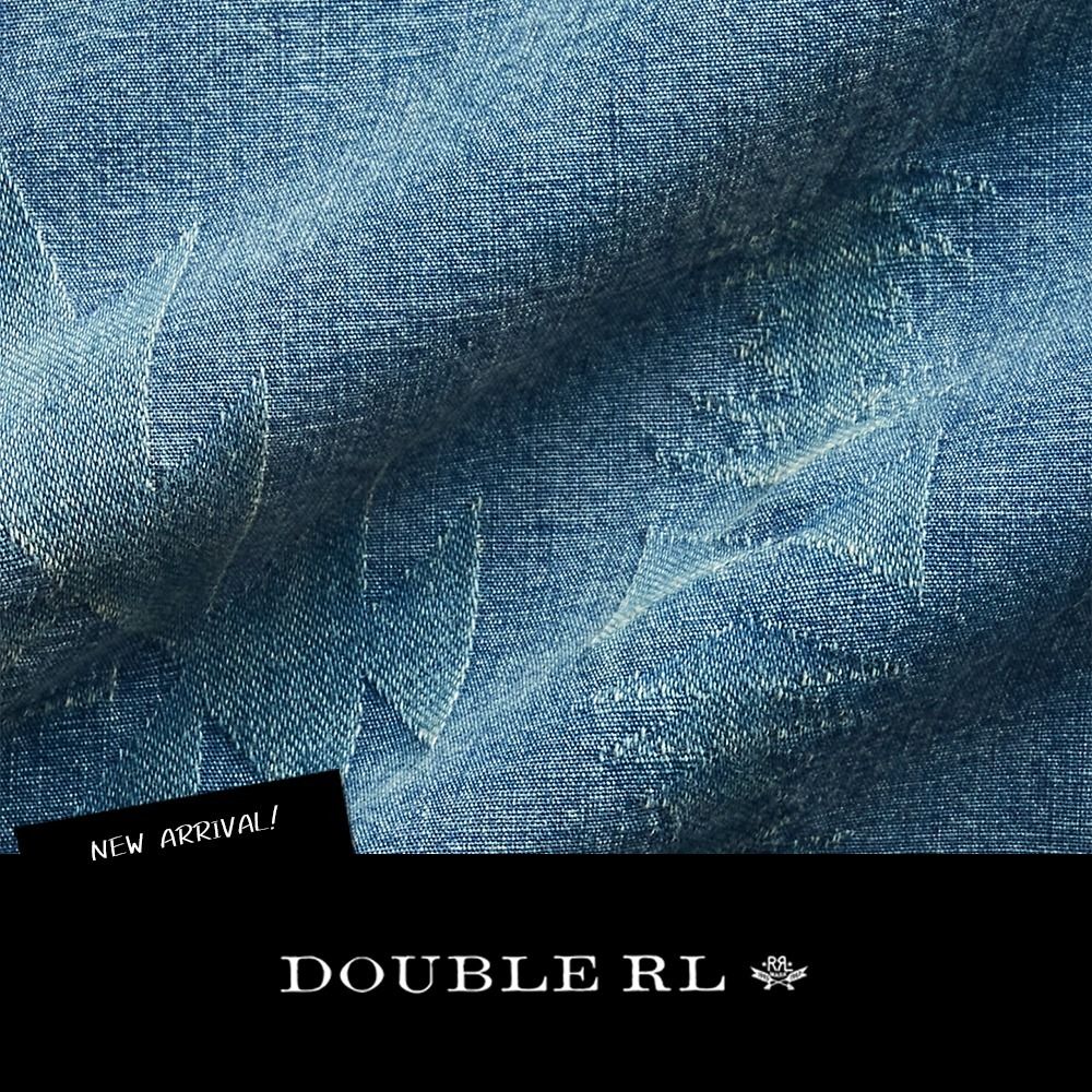 スリムフィット インディゴ ジャカード ウエスタン シャツ (RRL/シャツ