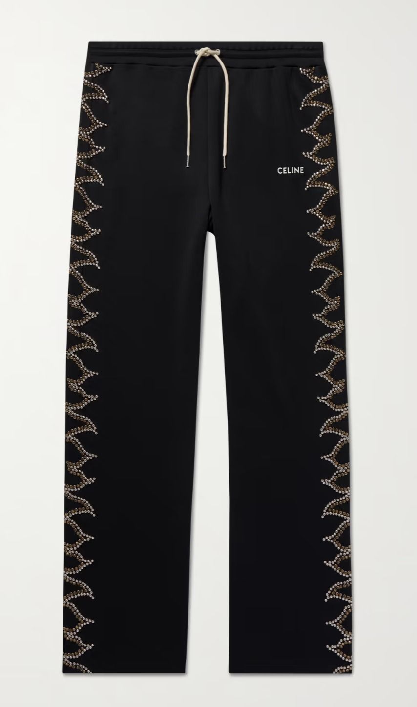 CELINE HOMME セリーヌ ロゴ ジャージー スウェットパンツ 人気