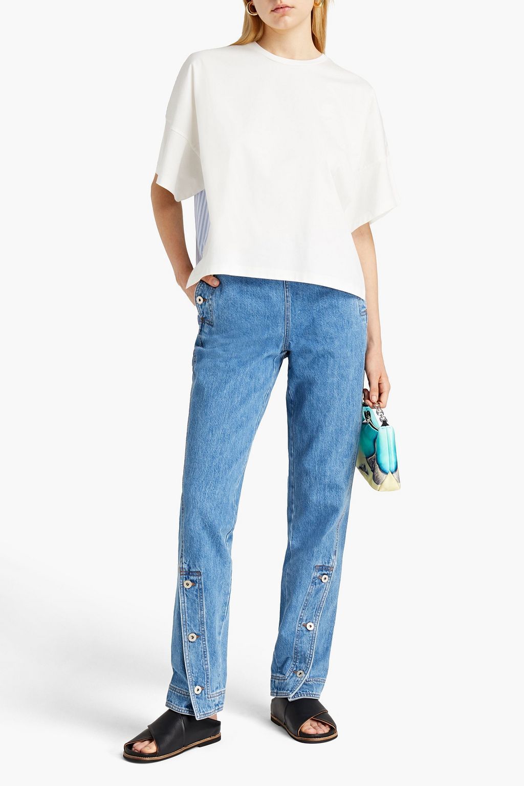 LOEWE ハイライズ テーパードジーンズ オンラインストア割引