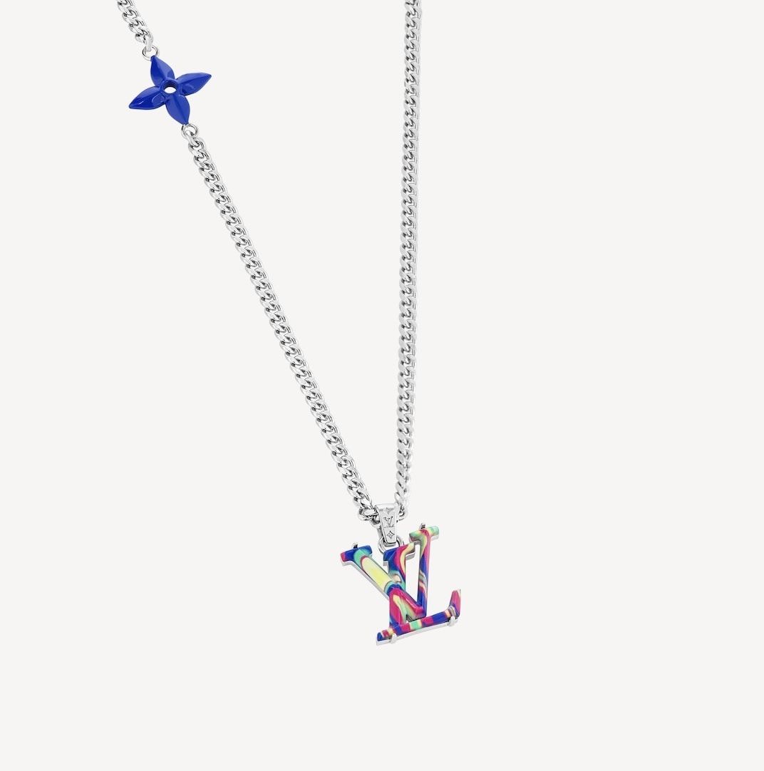 国内発送 ルイヴィトン コリエ・LV サイケデリック ネックレス (Louis
