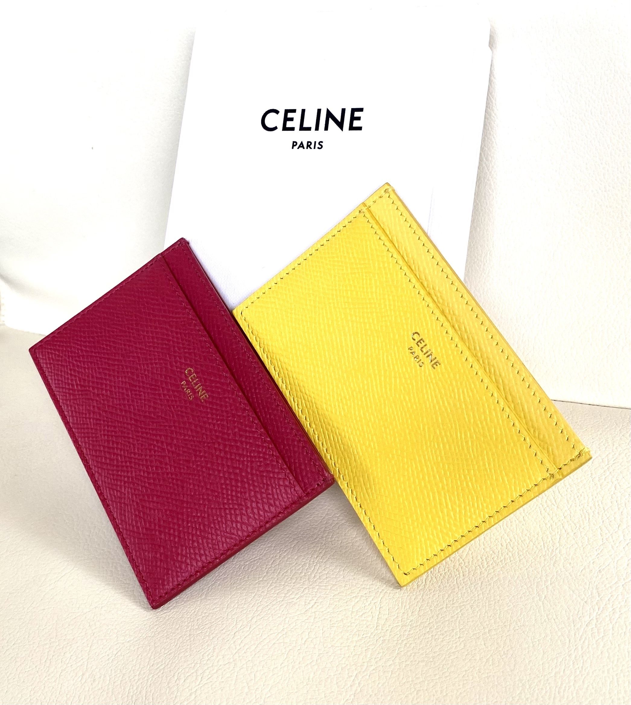 訳アリだから お買い得♪財布にInも可能 CELINEカードケース (CELINE