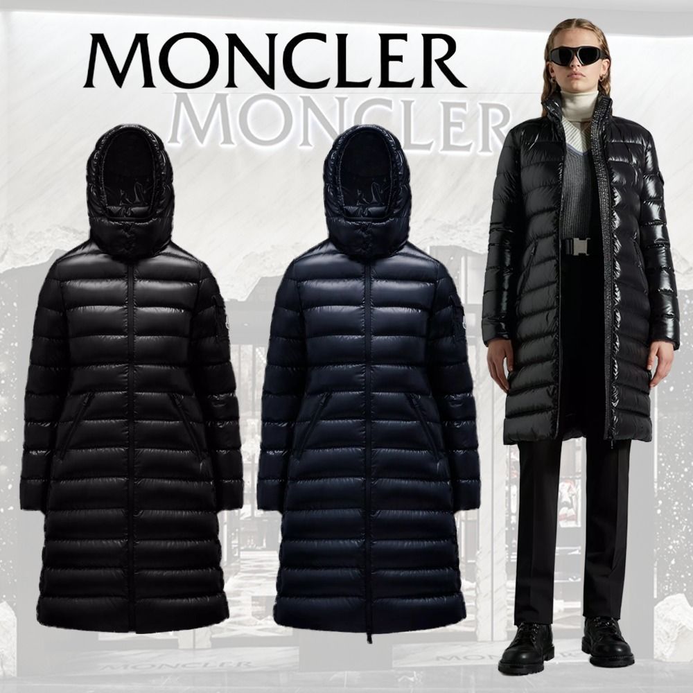 モンクレールスニーカーバッグに合うロングダウンジャケット (MONCLER 