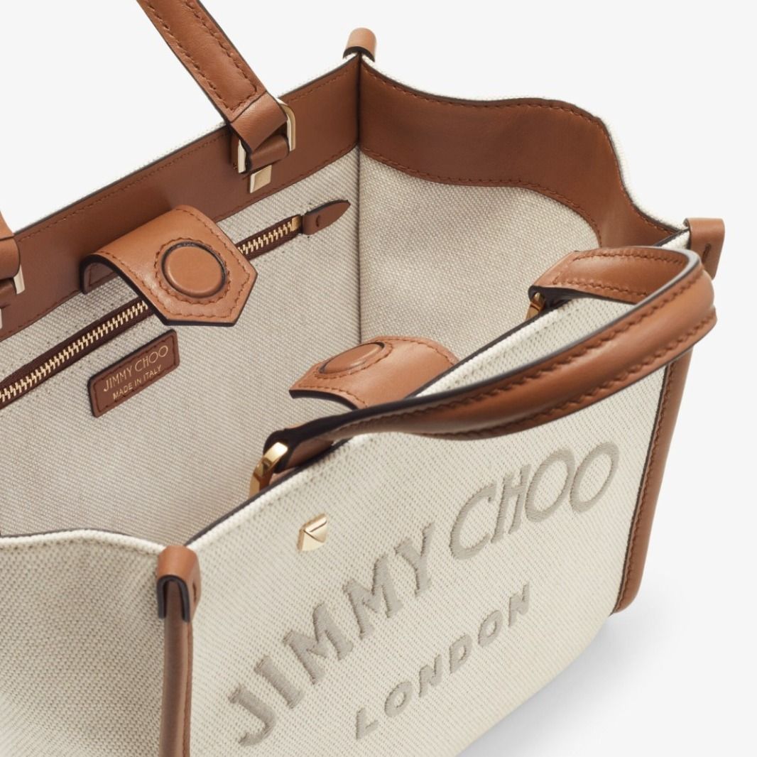Jimmy Choo＊Varenne Tote S＊2WAY ロゴ入トートバッグ＊送料込 Jimmy Choo＊Varenne Tote S＊2WAY ロゴ入トートバッグ＊送料込