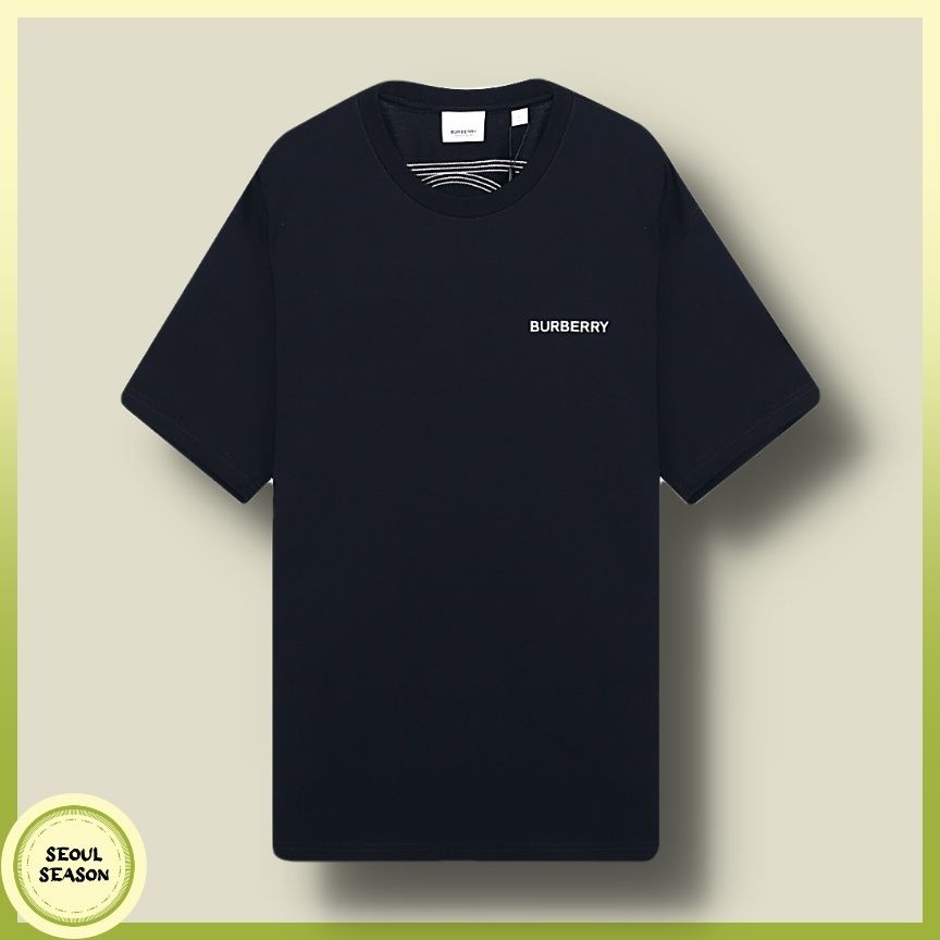 即日発送 BURBERRY バーバリー オーバーサイズ ロゴTシャツ L 黒