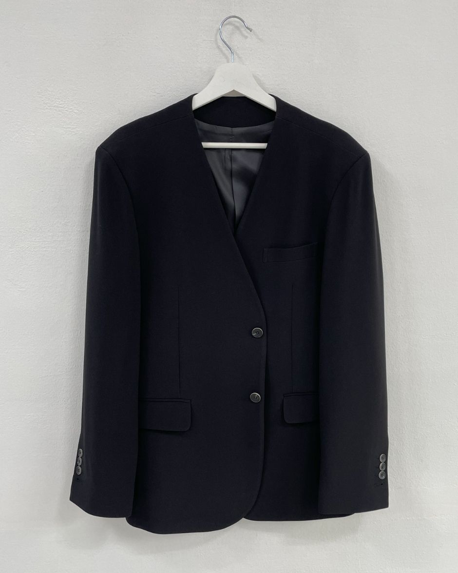 【INCHANT ME】Spring Collarless Overfit Jacket INCHANT ME】Spring Collarless Overfit Jacket (INCHANT ME