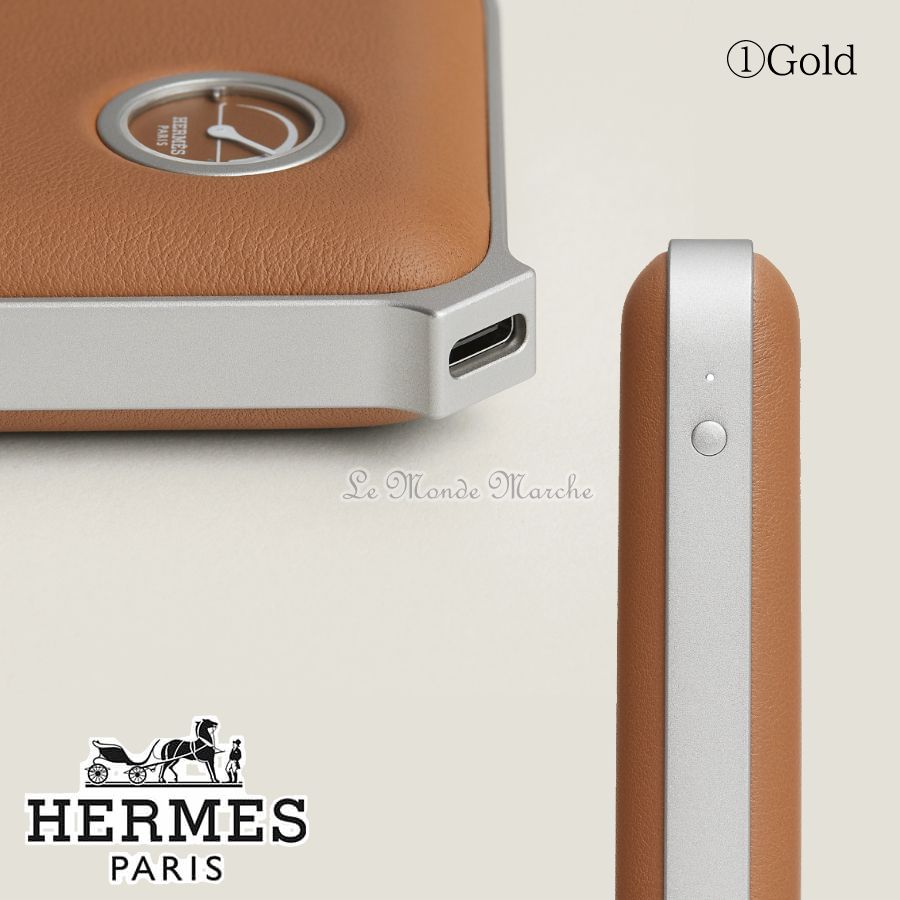 大人気【HERMES】エルメス モバイルバッテリー ワイヤレス充電器
