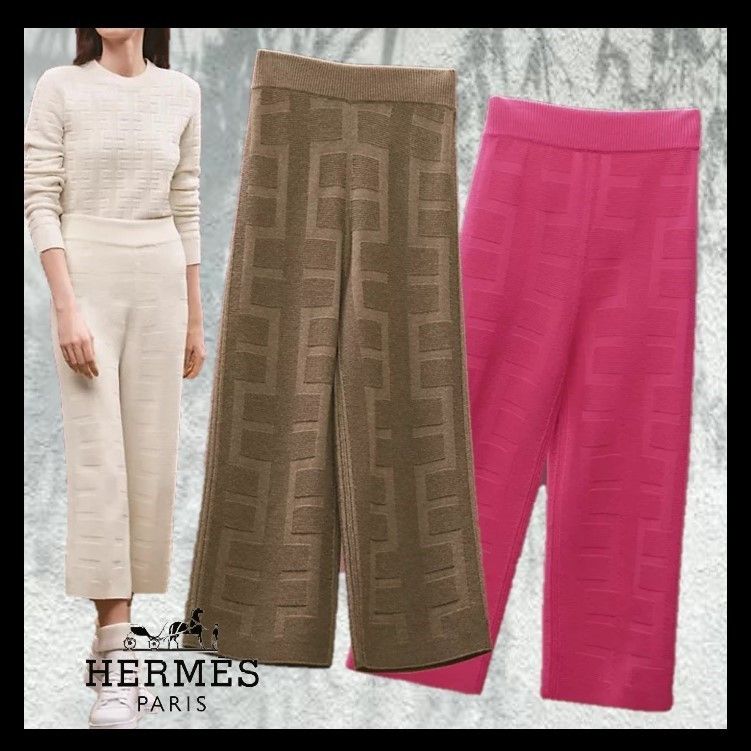 HERMES《ラウンジウェア・ヴォヤージュ》 ショートパンツ ウール ...