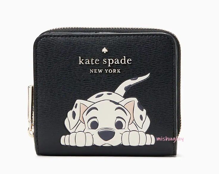 美品 ケイトスペード♤KateSpade ディズニー 101匹ワンちゃん 折財布